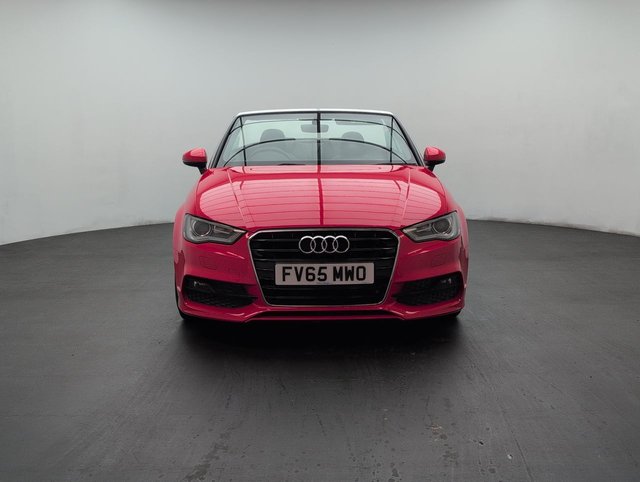 USED 2015 65 Audi A3 Cabriolet 2.0 TDI S Line Convertible 2dr Diesel Manual Euro 6 (s/S) (nav) (150 Ps) Front Sport Seats+usb Connection