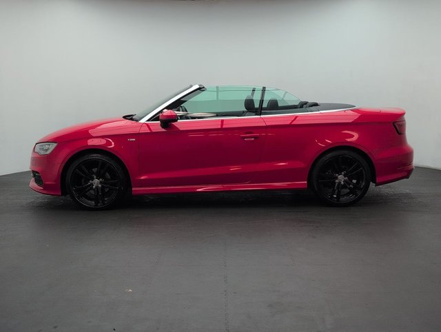 USED 2015 65 Audi A3 Cabriolet 2.0 TDI S Line Convertible 2dr Diesel Manual Euro 6 (s/S) (nav) (150 Ps) Front Sport Seats+usb Connection