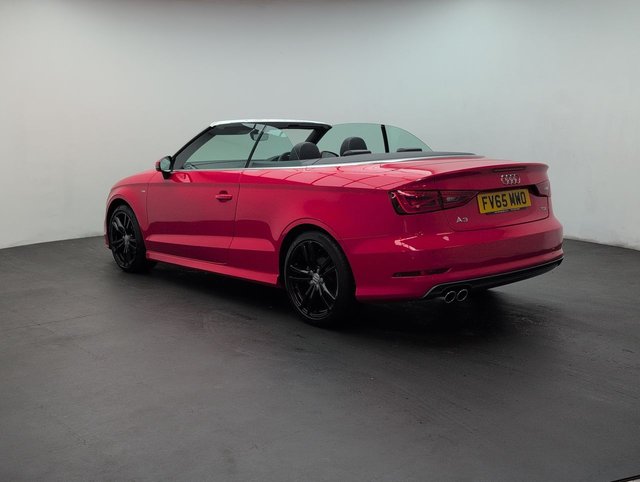 USED 2015 65 Audi A3 Cabriolet 2.0 TDI S Line Convertible 2dr Diesel Manual Euro 6 (s/S) (nav) (150 Ps) Front Sport Seats+usb Connection