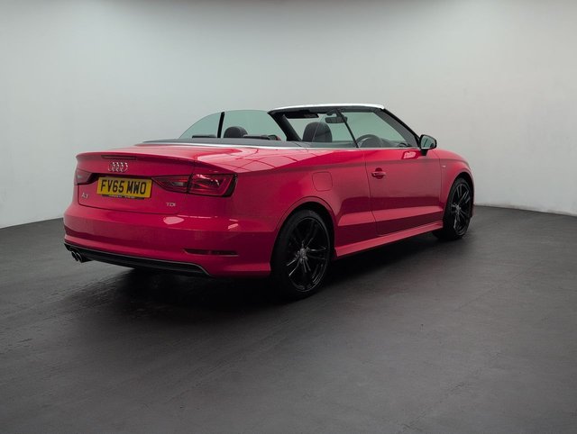USED 2015 65 Audi A3 Cabriolet 2.0 TDI S Line Convertible 2dr Diesel Manual Euro 6 (s/S) (nav) (150 Ps) Front Sport Seats+usb Connection