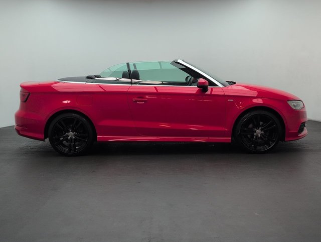 USED 2015 65 Audi A3 Cabriolet 2.0 TDI S Line Convertible 2dr Diesel Manual Euro 6 (s/S) (nav) (150 Ps) Front Sport Seats+usb Connection