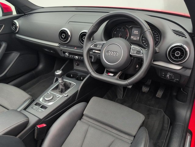 USED 2015 65 Audi A3 Cabriolet 2.0 TDI S Line Convertible 2dr Diesel Manual Euro 6 (s/S) (nav) (150 Ps) Front Sport Seats+usb Connection