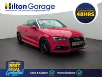 USED 2015 65 Audi A3 Cabriolet 2.0 TDI S Line Convertible 2dr Diesel Manual Euro 6 (s/S) (nav) (150 Ps) Front Sport Seats+usb Connection