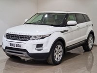 USED 2012 12 LAND ROVER RANGE ROVER EVOQUE 2.2 SD4 Pure Fuji White SUV 5dr Diesel Auto 4WD Euro 5 (190 ps) 