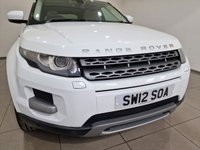 USED 2012 12 LAND ROVER RANGE ROVER EVOQUE 2.2 SD4 Pure Fuji White SUV 5dr Diesel Auto 4WD Euro 5 (190 ps) 