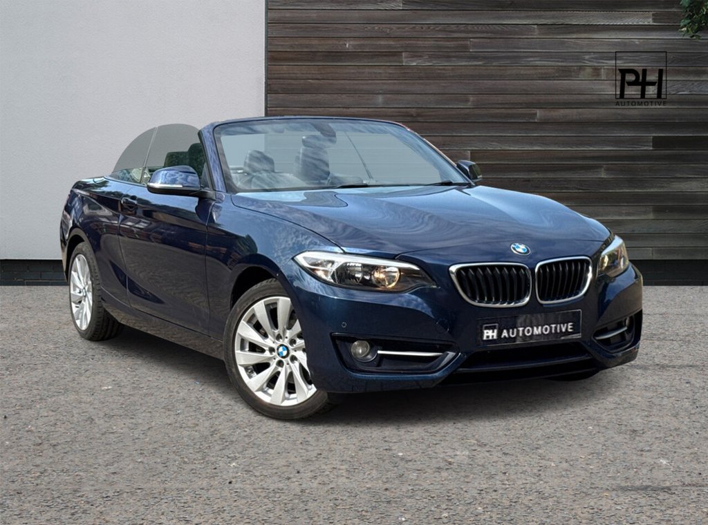 USED 2015 65 BMW 2 SERIES 2.0 220i Sport Convertible 2dr Petrol Auto Euro 6 (s/s) (184 ps) 1 OWNER FROM NEW|FULL LEATHER