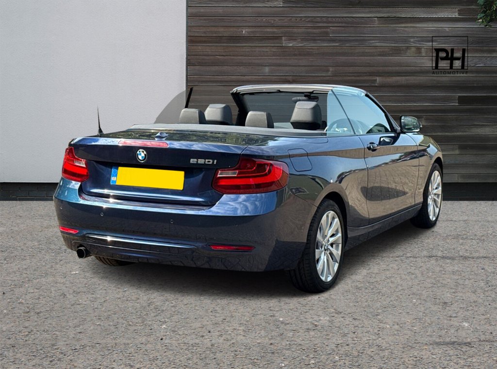USED 2015 65 BMW 2 SERIES 2.0 220i Sport Convertible 2dr Petrol Auto Euro 6 (s/s) (184 ps) 1 OWNER FROM NEW|FULL LEATHER