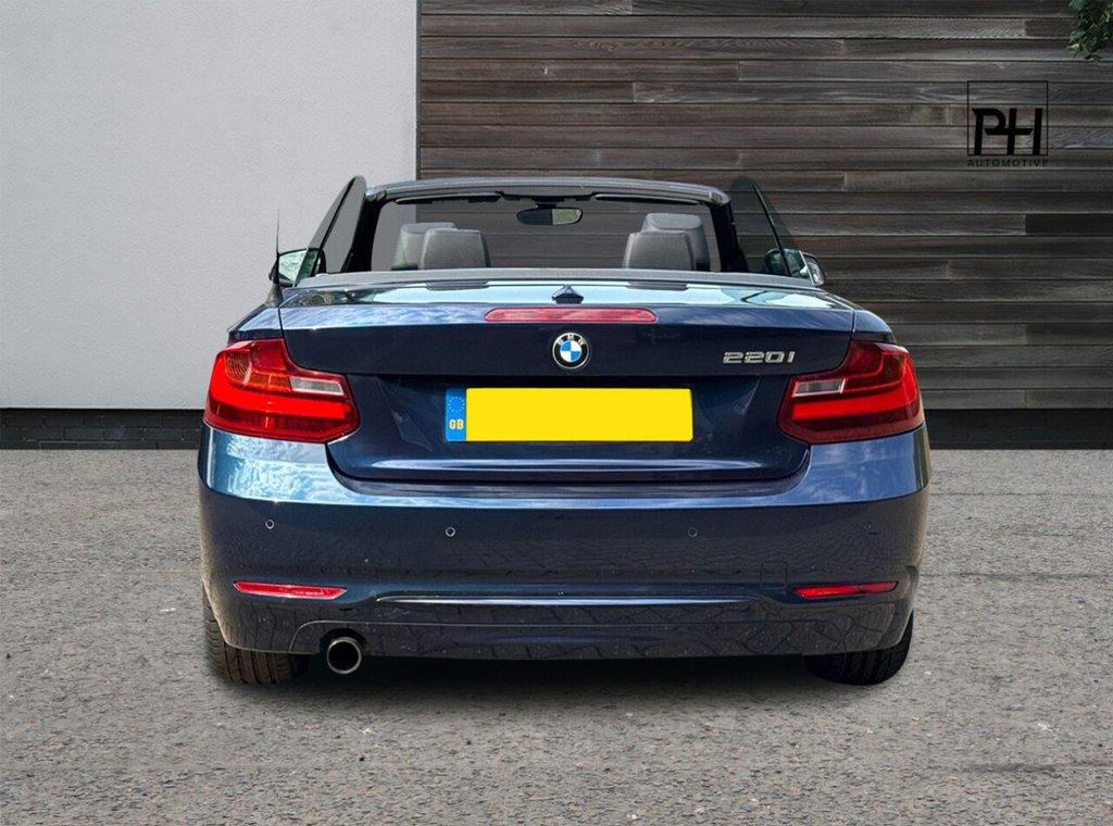 USED 2015 65 BMW 2 SERIES 2.0 220i Sport Convertible 2dr Petrol Auto Euro 6 (s/s) (184 ps) 1 OWNER FROM NEW|FULL LEATHER