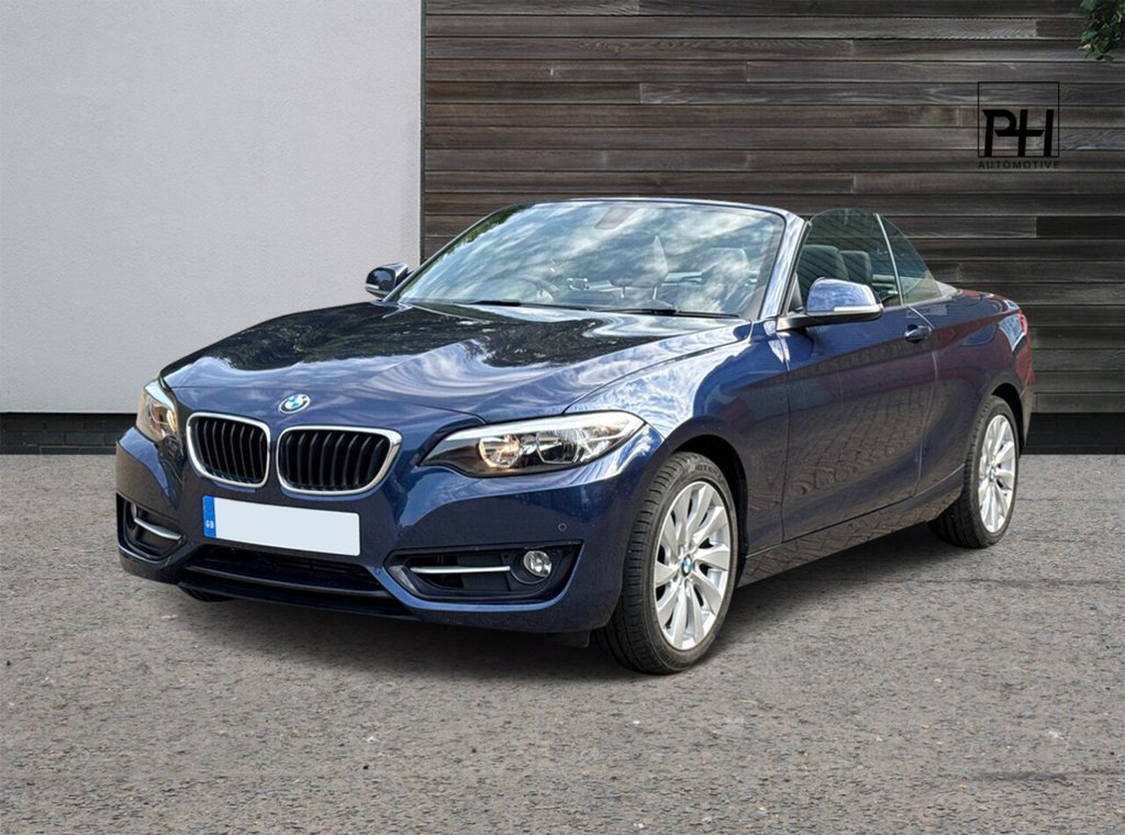 USED 2015 65 BMW 2 SERIES 2.0 220i Sport Convertible 2dr Petrol Auto Euro 6 (s/s) (184 ps) 1 OWNER FROM NEW|FULL LEATHER