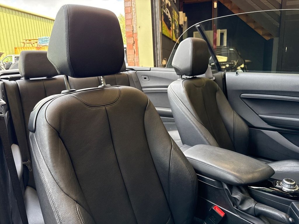 USED 2015 65 BMW 2 SERIES 2.0 220i Sport Convertible 2dr Petrol Auto Euro 6 (s/s) (184 ps) 1 OWNER FROM NEW|FULL LEATHER