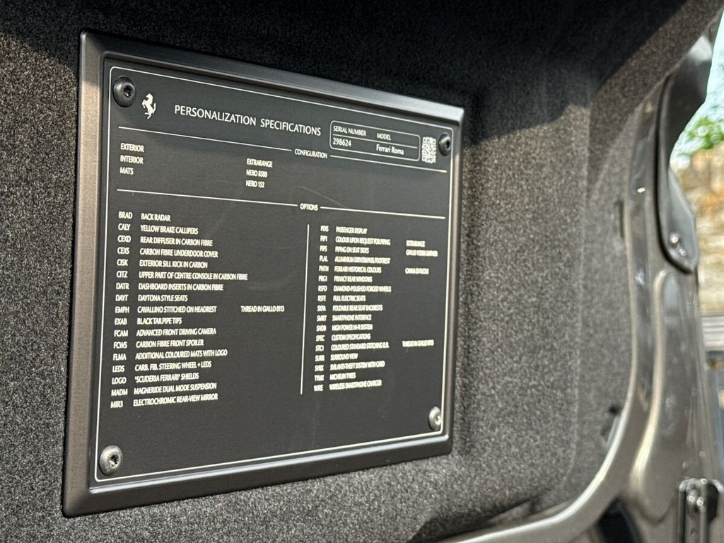 USED 2023 73 FERRARI ROMA 3.8T V8 Coupe 2dr Petrol F1 DCT Euro 6 (s/s) (620 ps) &pound;60K OPTIONS | HUGE SPEC
