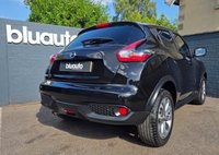 USED 2019 68 NISSAN JUKE 1.6 Tekna SUV 5dr Petrol XTRON Euro 6 (117 ps) Climate control A/C, Black leather interior, Satellite navigation, Cruise control, Bluetooth connectivity for calls and music, Bose Personal Sound System, USB and AUX input, Heated Seats, Keyless entry, Keyless drive, Auto wipers, Blindspot monitor, Different drive modes, Power folding wingmirrors, Rear tinted windows, DAB radio, LED daytime running lights, Rear parking camera, 360 Parking cameras, Auto xenon headlights, 17" Alloy wheels.