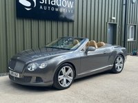 USED 2012 61 BENTLEY CONTINENTAL 6.0 FlexFuel GTC Convertible 2dr Bi Fuel Auto 6Spd 4WD Euro 5 (575 ps) 