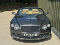 USED 2012 61 BENTLEY CONTINENTAL 6.0 FlexFuel GTC Convertible 2dr Bi Fuel Auto 6Spd 4WD Euro 5 (575 ps) 