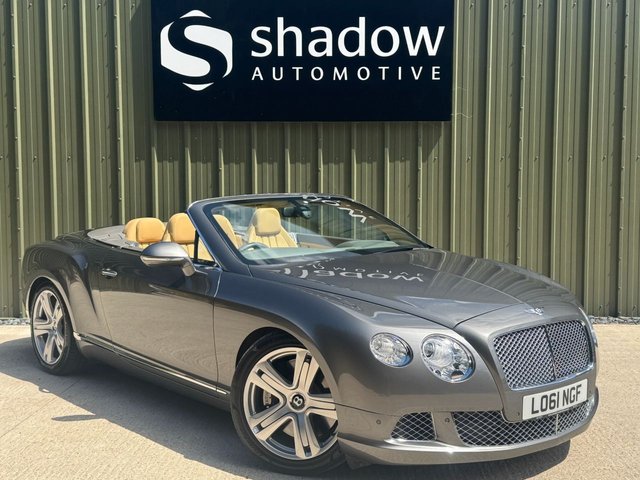 2012 61 Bentley Continental 6.0 FlexFuel GTC Convertible 2dr Bi Fuel Auto 6Spd 4WD Euro 5 (575 ps)