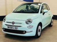 USED 2018 68 FIAT 500 1.2 Lounge Panoramic Hatchback 3 Door Petrol Manual Euro 6 (s/s) (69 bhp) 1 LADY OWNER FROM NEW ULEZ EURO 6