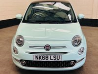 USED 2018 68 FIAT 500 1.2 Lounge Panoramic Hatchback 3 Door Petrol Manual Euro 6 (s/s) (69 bhp) 1 LADY OWNER FROM NEW ULEZ EURO 6