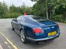 USED 2017 67 BENTLEY CONTINENTAL 4.0 V8 GT S Coupe 2dr Petrol Auto 4WD Euro 6 (528 ps)-2 Former Keepers-Last Keeper Since June 2019-Finished In Marlin Blue Metallic With Brunel Main Hide-Supplied New By Jack Barclay-Contrast Stitching-Hand Stitching To Steering Wheel-V8 S Logo & Bentley Emblems On Headrests-Mulliner Driving Specification-Active Rear Spoiler-Black Gloss Exterior Lower Body Styling-Piano Black Interior Trim-Diamond Quilted Hide Seats-Dual Climate Control-Mfsw-Cruise Control-Dab Radio-Bluetooth-Satnav-Front Armrest-V8 S Tread Plates-Ventilated Front Seats With Massage Function-Rear View Camera-Automatic Tailgate-Telephone Voice Control-21 Inch Alloy Wheels-Sports Exhaust-Great Example With Low Mileage & Top Specification. 