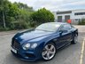 USED 2017 67 BENTLEY CONTINENTAL 4.0 V8 GT S Coupe 2dr Petrol Auto 4WD Euro 6 (528 ps)-2 Former Keepers-Last Keeper Since June 2019-Finished In Marlin Blue Metallic With Brunel Main Hide-Supplied New By Jack Barclay-Contrast Stitching-Hand Stitching To Steering Wheel-V8 S Logo & Bentley Emblems On Headrests-Mulliner Driving Specification-Active Rear Spoiler-Black Gloss Exterior Lower Body Styling-Piano Black Interior Trim-Diamond Quilted Hide Seats-Dual Climate Control-Mfsw-Cruise Control-Dab Radio-Bluetooth-Satnav-Front Armrest-V8 S Tread Plates-Ventilated Front Seats With Massage Function-Rear View Camera-Automatic Tailgate-Telephone Voice Control-21 Inch Alloy Wheels-Sports Exhaust-Great Example With Low Mileage & Top Specification. 