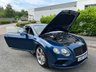 USED 2017 67 BENTLEY CONTINENTAL 4.0 V8 GT S Coupe 2dr Petrol Auto 4WD Euro 6 (528 ps)-2 Former Keepers-Last Keeper Since June 2019-Finished In Marlin Blue Metallic With Brunel Main Hide-Supplied New By Jack Barclay-Contrast Stitching-Hand Stitching To Steering Wheel-V8 S Logo & Bentley Emblems On Headrests-Mulliner Driving Specification-Active Rear Spoiler-Black Gloss Exterior Lower Body Styling-Piano Black Interior Trim-Diamond Quilted Hide Seats-Dual Climate Control-Mfsw-Cruise Control-Dab Radio-Bluetooth-Satnav-Front Armrest-V8 S Tread Plates-Ventilated Front Seats With Massage Function-Rear View Camera-Automatic Tailgate-Telephone Voice Control-21 Inch Alloy Wheels-Sports Exhaust-Great Example With Low Mileage & Top Specification. 