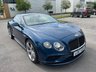 USED 2017 67 BENTLEY CONTINENTAL 4.0 V8 GT S Coupe 2dr Petrol Auto 4WD Euro 6 (528 ps)-2 Former Keepers-Last Keeper Since June 2019-Finished In Marlin Blue Metallic With Brunel Main Hide-Supplied New By Jack Barclay-Contrast Stitching-Hand Stitching To Steering Wheel-V8 S Logo & Bentley Emblems On Headrests-Mulliner Driving Specification-Active Rear Spoiler-Black Gloss Exterior Lower Body Styling-Piano Black Interior Trim-Diamond Quilted Hide Seats-Dual Climate Control-Mfsw-Cruise Control-Dab Radio-Bluetooth-Satnav-Front Armrest-V8 S Tread Plates-Ventilated Front Seats With Massage Function-Rear View Camera-Automatic Tailgate-Telephone Voice Control-21 Inch Alloy Wheels-Sports Exhaust-Great Example With Low Mileage & Top Specification. 