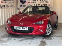 USED 2018 MAZDA MX-5 1.5 SKYACTIV-G SE Convertible 2dr Petrol Manual Euro 6 (131 ps)+1 FORMER KEEPER+2 KEYS+HISTORY+MEDIA+BLUETOOTH+AIRCON+ALLOYS+DASHCAM+ 2 KEYS+1 FORMER KEEPER+HISTORY+ALLOYS+BLUETOOTH+MEDIA+AIRCON+USB+AUX+DASH CAM+HPI CLEAR
