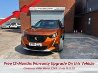 USED 2021 21 PEUGEOT 2008 1.2 PureTech GT Premium SUV 5dr Petrol EAT Euro 6 (s/s) (130 ps) Lovely Vibrant Orange