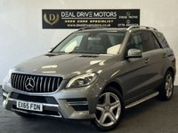 USED 2015 65 MERCEDES-BENZ M-CLASS 2.1 ML250 BlueTEC AMG Line SUV 5dr Diesel G-Tronic 4WD Euro 6 (s/s) (204 ps) AMG Styling | 4WD | Auto