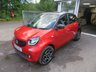 USED 2016 65 SMART FORFOUR 1.0 Prime Night Sky Hatchback 5dr Petrol Automatic Euro 6 (s/s) (71 ps) This 2016 low mileage, automatic comes with previous service history and a fresh service and detailed inspection upon arrival to us. One Owner from new and MOT until August 2026 (no advisories). Superb fuel economy and one of the cheapest cars on the road to insure being just a group 2!