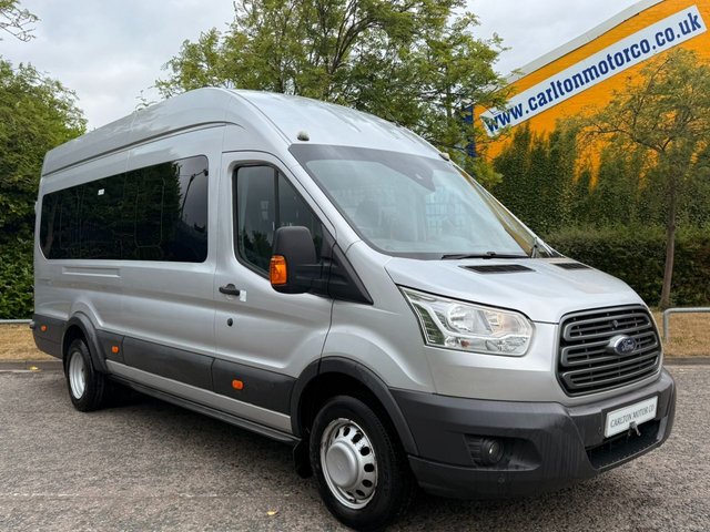 2018 18 Ford Transit 2.2 TDCi 460 HDT Trend L4 H3 Minibus 17 seats Low Mileage + Tachograph. & PSV