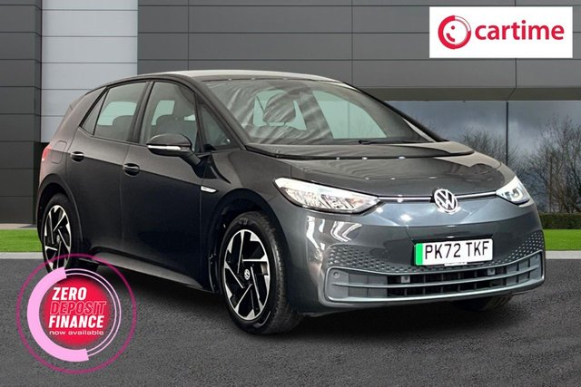 View our Volkswagen Id.3 Pro 58kWh Life Hatchback 5dr Electric Auto (145 ps) Touchscreen, Apple CarPlay / Android Auto, Heated Seats, Adaptive Cruise, DAB - Digital Radio