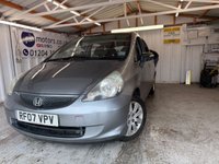 USED 2007 07 HONDA JAZZ 1.4 i-DSI SE Hatchback 5dr Petrol CVT-7 (139 g/km, 82 bhp)+LONG MOT+RARE CHEAP AUTOMATIC+ HISTORY 6 STAMPS+AUTOMATIC+AUX+PREVIOUS OWNER HAD SINCE 2015+ALLOYS+AIRCON+HPI CLEAR