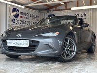 USED 2019 69 MAZDA MX-5 RF 2.0 SKYACTIV-G Sport Nav+ Convertible 2dr Petrol Manual Euro 6 (s/s) (184 ps)+1 FORMER KEEPER+2 KEYS+HISTORY+PANORAMIC SUNROOF+LEATHER HEATED SEATS+NAVIGATION+BLUETOOTH+MEDIA 2 KEYS+1 FORMER KEEPER+FSH+NAV+PANORAMIC SUNROOF+BLUETOOTH+MEDIA+REVERSE CAMERA+HEATED LEATHER SEATS+UPGRADED SOUND SYSTEM+ALLOYS+USB+AUX+CLIMATE+CRUISE+REAR SENSORS+HPI CLEAR