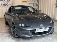 USED 2019 69 MAZDA MX-5 RF 2.0 SKYACTIV-G Sport Nav+ Convertible 2dr Petrol Manual Euro 6 (s/s) (184 ps)+1 FORMER KEEPER+2 KEYS+HISTORY+PANORAMIC SUNROOF+LEATHER HEATED SEATS+NAVIGATION+BLUETOOTH+MEDIA 2 KEYS+1 FORMER KEEPER+FSH+NAV+PANORAMIC SUNROOF+BLUETOOTH+MEDIA+REVERSE CAMERA+HEATED LEATHER SEATS+UPGRADED SOUND SYSTEM+ALLOYS+USB+AUX+CLIMATE+CRUISE+REAR SENSORS+HPI CLEAR