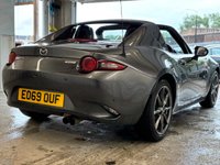 USED 2019 69 MAZDA MX-5 RF 2.0 SKYACTIV-G Sport Nav+ Convertible 2dr Petrol Manual Euro 6 (s/s) (184 ps)+1 FORMER KEEPER+2 KEYS+HISTORY+PANORAMIC SUNROOF+LEATHER HEATED SEATS+NAVIGATION+BLUETOOTH+MEDIA 2 KEYS+1 FORMER KEEPER+FSH+NAV+PANORAMIC SUNROOF+BLUETOOTH+MEDIA+REVERSE CAMERA+HEATED LEATHER SEATS+UPGRADED SOUND SYSTEM+ALLOYS+USB+AUX+CLIMATE+CRUISE+REAR SENSORS+HPI CLEAR