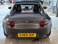 USED 2019 69 MAZDA MX-5 RF 2.0 SKYACTIV-G Sport Nav+ Convertible 2dr Petrol Manual Euro 6 (s/s) (184 ps)+1 FORMER KEEPER+2 KEYS+HISTORY+PANORAMIC SUNROOF+LEATHER HEATED SEATS+NAVIGATION+BLUETOOTH+MEDIA 2 KEYS+1 FORMER KEEPER+FSH+NAV+PANORAMIC SUNROOF+BLUETOOTH+MEDIA+REVERSE CAMERA+HEATED LEATHER SEATS+UPGRADED SOUND SYSTEM+ALLOYS+USB+AUX+CLIMATE+CRUISE+REAR SENSORS+HPI CLEAR