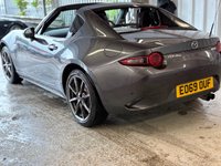 USED 2019 69 MAZDA MX-5 RF 2.0 SKYACTIV-G Sport Nav+ Convertible 2dr Petrol Manual Euro 6 (s/s) (184 ps)+1 FORMER KEEPER+2 KEYS+HISTORY+PANORAMIC SUNROOF+LEATHER HEATED SEATS+NAVIGATION+BLUETOOTH+MEDIA 2 KEYS+1 FORMER KEEPER+FSH+NAV+PANORAMIC SUNROOF+BLUETOOTH+MEDIA+REVERSE CAMERA+HEATED LEATHER SEATS+UPGRADED SOUND SYSTEM+ALLOYS+USB+AUX+CLIMATE+CRUISE+REAR SENSORS+HPI CLEAR