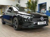 USED 2021 21 MERCEDES-BENZ A-CLASS 1.3 A250e 15.6kWh AMG Line Edition Hatchback 5dr Petrol Plug-in Hybrid 8G-DCT Euro 6 (s/s) (218 ps) SAT NAV HEATED PART LEATHER INTERIOR REAR VIEW CAMERA PARKING SENSORS 1 OWNER EXCELLENT SERVICE HISTORY WARRANTY