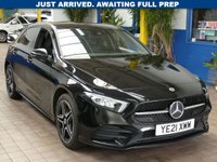 USED 2021 21 MERCEDES-BENZ A-CLASS 1.3 A250e 15.6kWh AMG Line Edition Hatchback 5dr Petrol Plug-in Hybrid 8G-DCT Euro 6 (s/s) (218 ps) SAT NAV HEATED PART LEATHER INTERIOR REAR VIEW CAMERA PARKING SENSORS 1 OWNER EXCELLENT SERVICE HISTORY WARRANTY