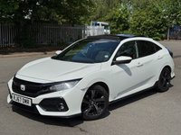 USED 2018 67 HONDA CIVIC 1.5 VTEC Turbo Sport Plus Hatchback 5dr Petrol CVT Euro 6 (s/s) (182 ps) 