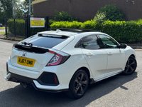 USED 2018 67 HONDA CIVIC 1.5 VTEC Turbo Sport Plus Hatchback 5dr Petrol CVT Euro 6 (s/s) (182 ps) 