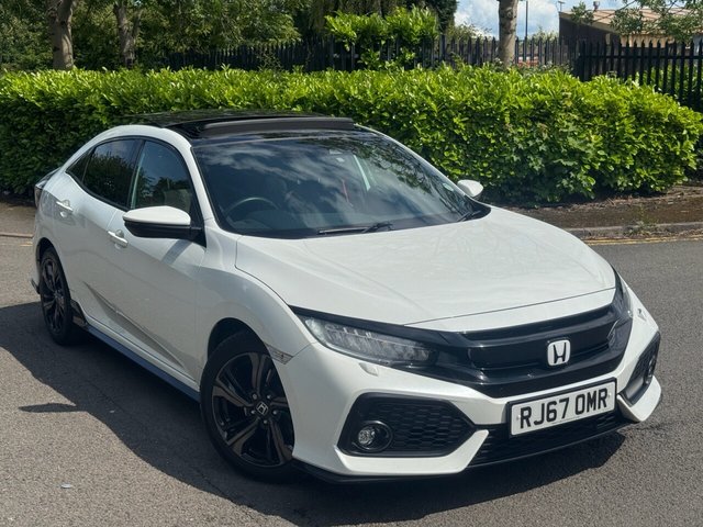 2018 67 Honda Civic 1.5 VTEC Turbo Sport Plus Hatchback 5dr Petrol CVT Euro 6 (s/s) (182 ps)