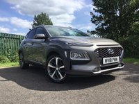 USED 2018 18 HYUNDAI KONA 1.0 T-GDi Blue Drive Premium SUV 5dr Petrol Manual Euro 6 (s/s) (120 ps) Warranty & Breakdown Cover included