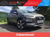 USED 2018 18 HYUNDAI KONA 1.0 T-GDi Blue Drive Premium SUV 5dr Petrol Manual Euro 6 (s/s) (120 ps) Warranty & Breakdown Cover included
