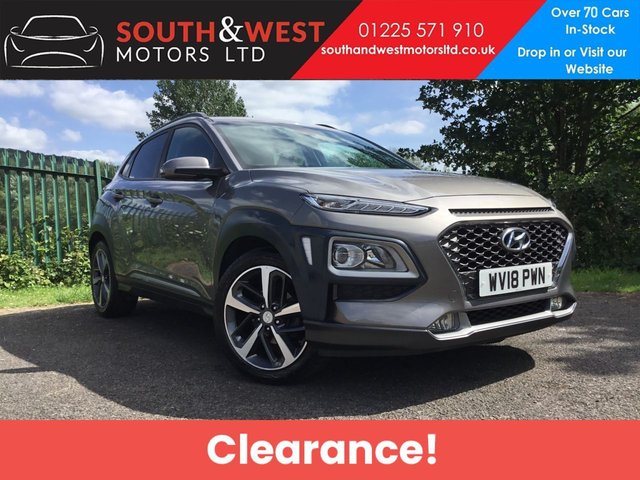View our Hyundai Kona 1.0 T-GDi Blue Drive Premium SUV 5dr Petrol Manual Euro 6 (s/s) (120 ps)