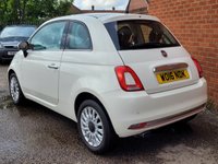 USED 2016 16 FIAT 500 1.2 Lounge Hatchback 3dr Petrol Manual Euro 6 (s/s) (69 bhp) 