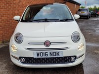 USED 2016 16 FIAT 500 1.2 Lounge Hatchback 3dr Petrol Manual Euro 6 (s/s) (69 bhp) 