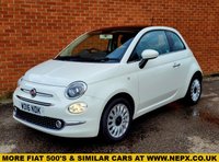 USED 2016 16 FIAT 500 1.2 Lounge Hatchback 3dr Petrol Manual Euro 6 (s/s) (69 bhp) 