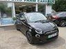 USED 2022 22 FIAT 500e C 42kWh La Prima Convertible 2dr Electric Automatic (118 ps) This convertible is the top of range La Prima in Onyx Black with Cream Eco Leather Fiat Embossed Seats with the optional extra Winter Pack which includes Heated Front Seats!