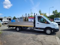 USED 2016 66 FORD TRANSIT 350 TDCI 125BHP RWD TRW LWB DROPSIDE WITH TAIL LIFT ULEZ FREE ZONE NO VAT 